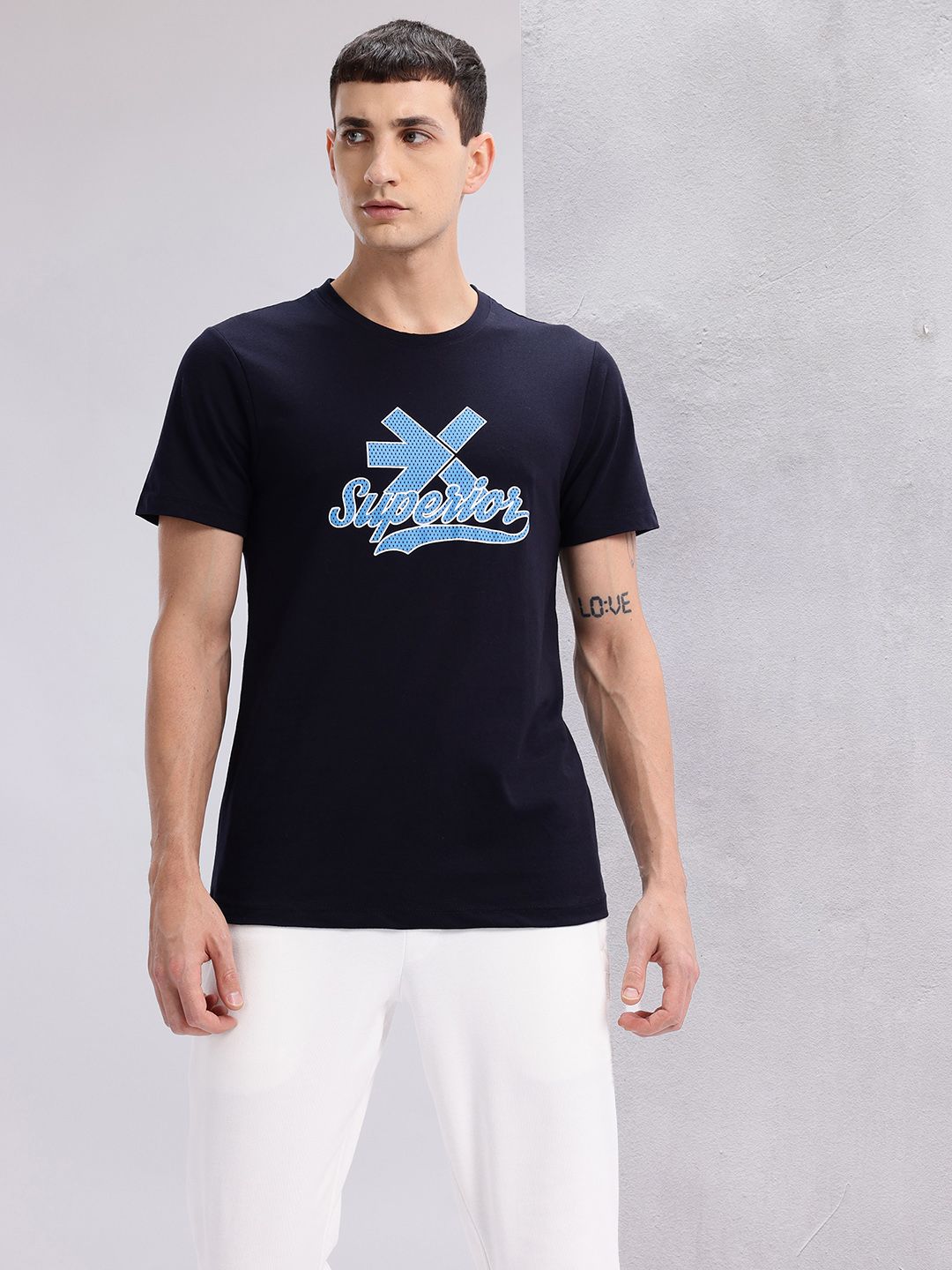HRX by Hrithik Roshan Men Typography Printed T-shirt