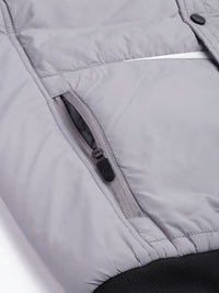 The Indian Garage Co Men Zip-Front Bomber Jacket with Zip Pockets