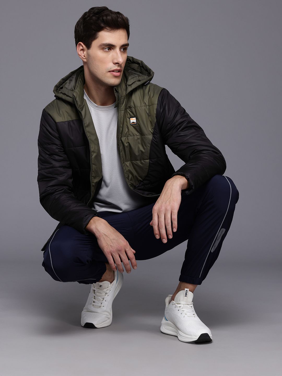 HRX by Hrithik Roshan Colourblocked Outdoor Padded Jacket