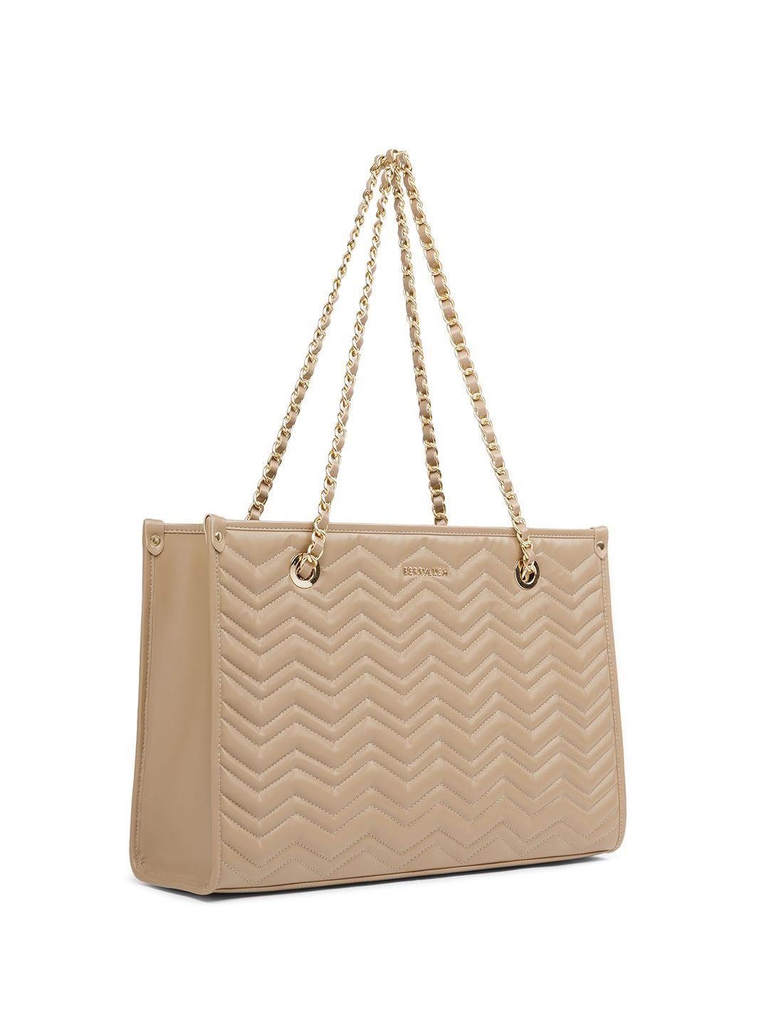 Berrylush Structured Handheld Bag with Quilted