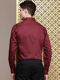 House of Pataudi Pure Cotton Thread Work Party Shirt