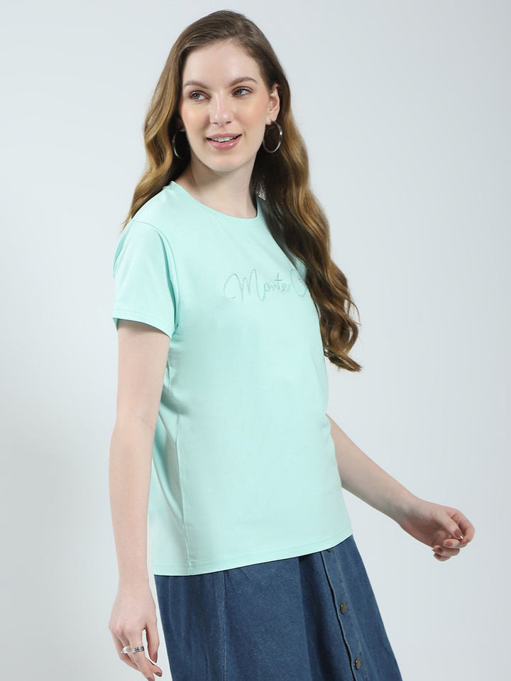 Monte Carlo Brand Logo Embroidered T-shirt