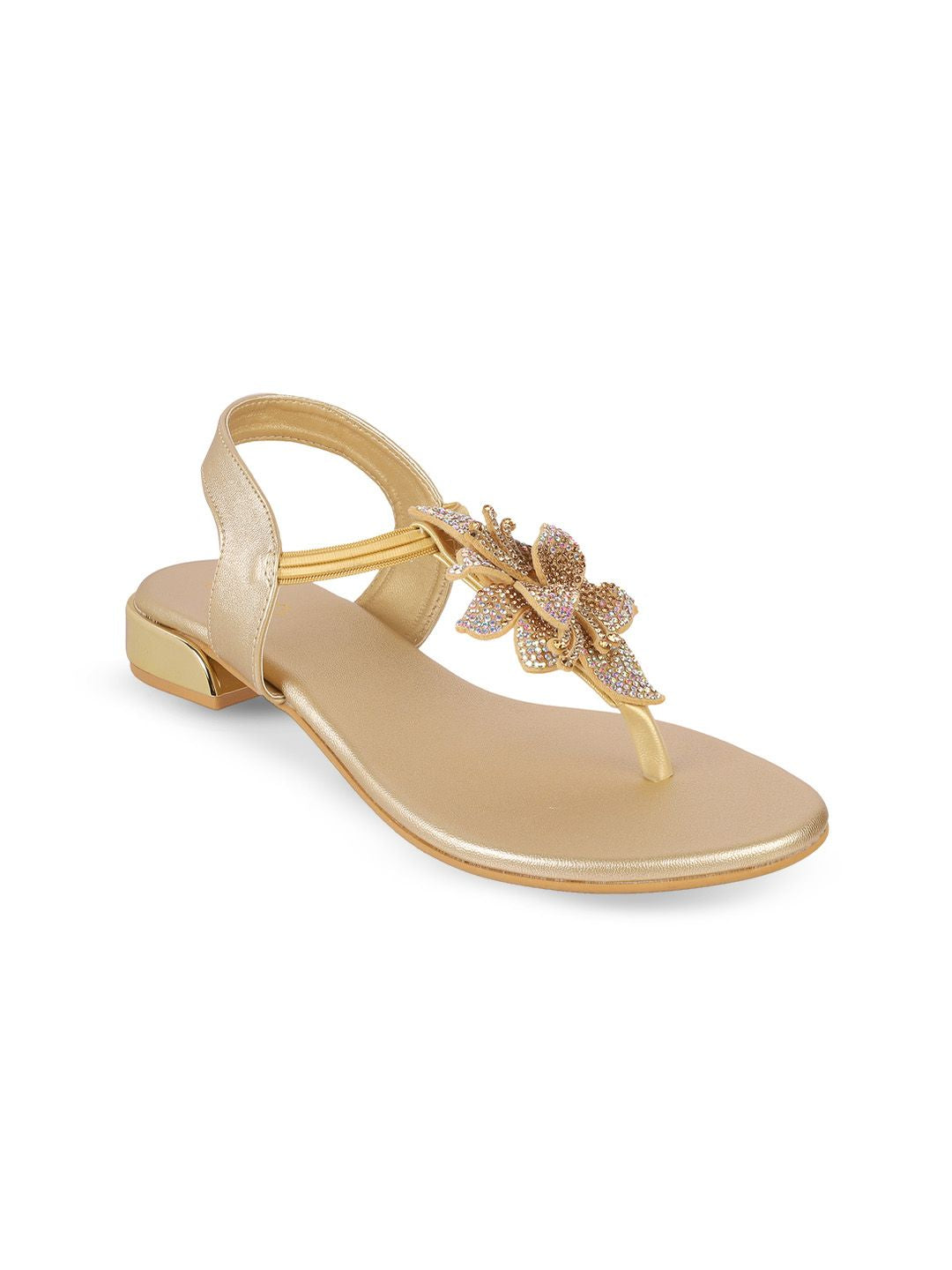 Metro Women Embellished Block Heels Sandals