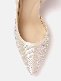 Lino Perros Embellished Party Slim Heeled Pumps