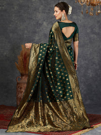 KALINI Ethnic Motifs Zari Banarasi Saree