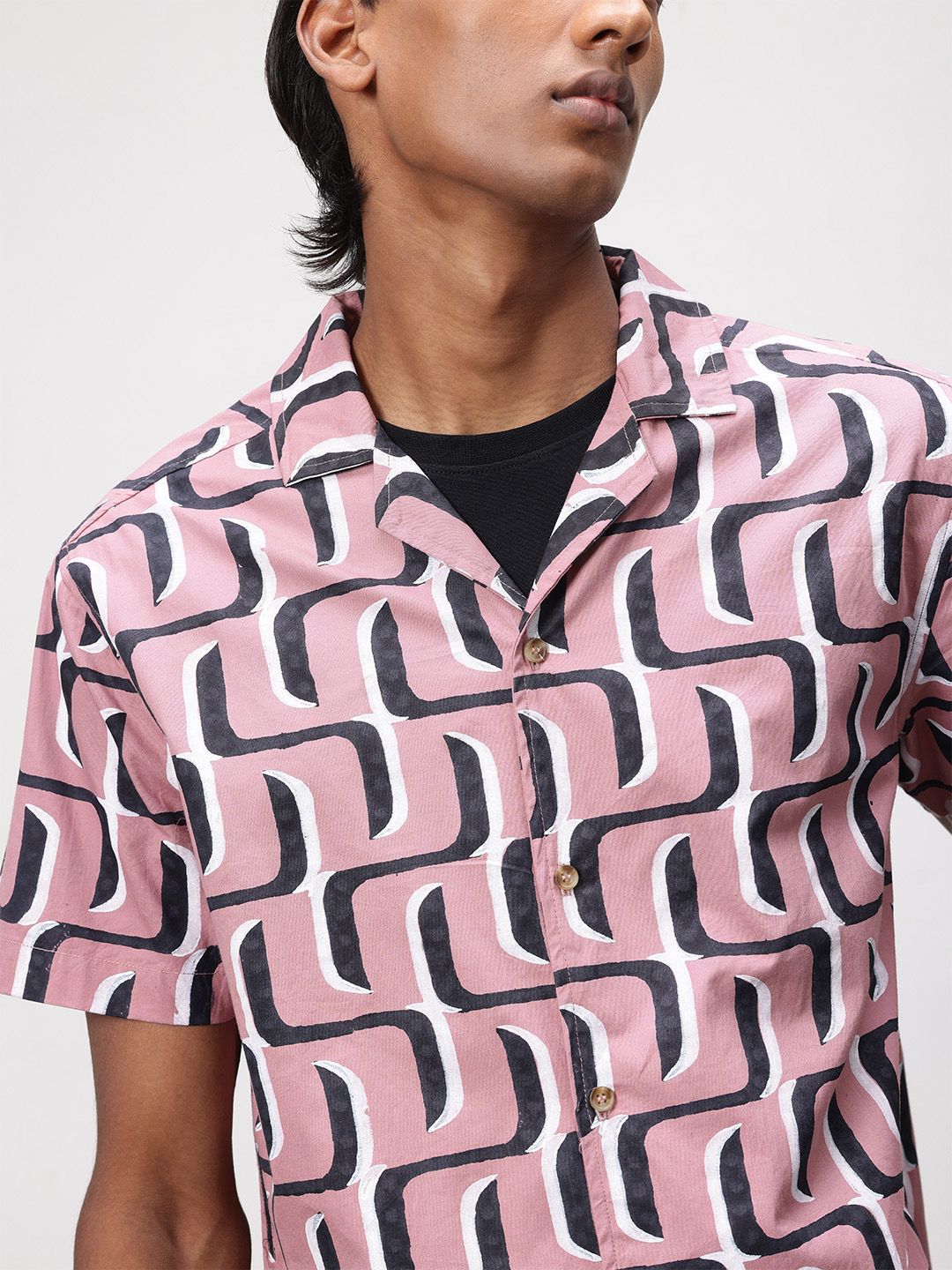 ether Artisan Hand Block Printed Pure Cotton Shirt