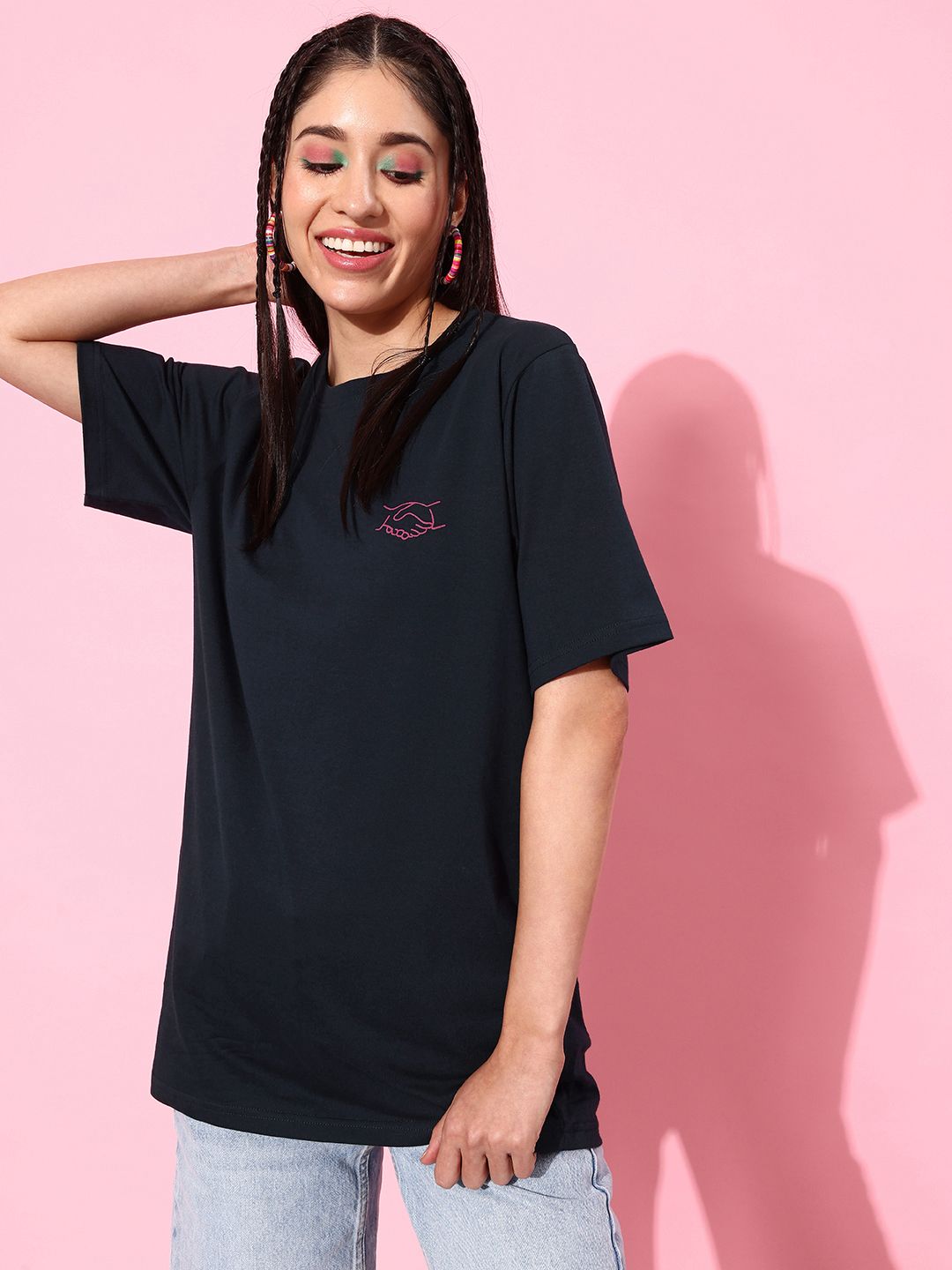 DILLINGER Pure Cotton Printed Oversized T-shirt