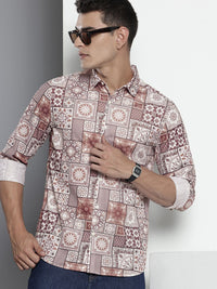 The Indian Garage Co Ethnic Motifs Printed Casual Shirt