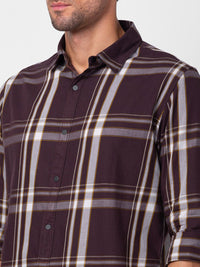 SPYKAR Men Tartan Checked Casual Shirt