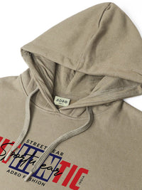 ADRO Men Printed Hooded Sweatshirt