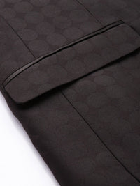 Park Avenue Self Design Single Breasted Super Slim Fit 2-Peice Party Suit