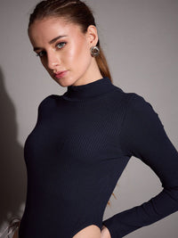 SASSAFRAS BASICS High-Neck Bodysuit