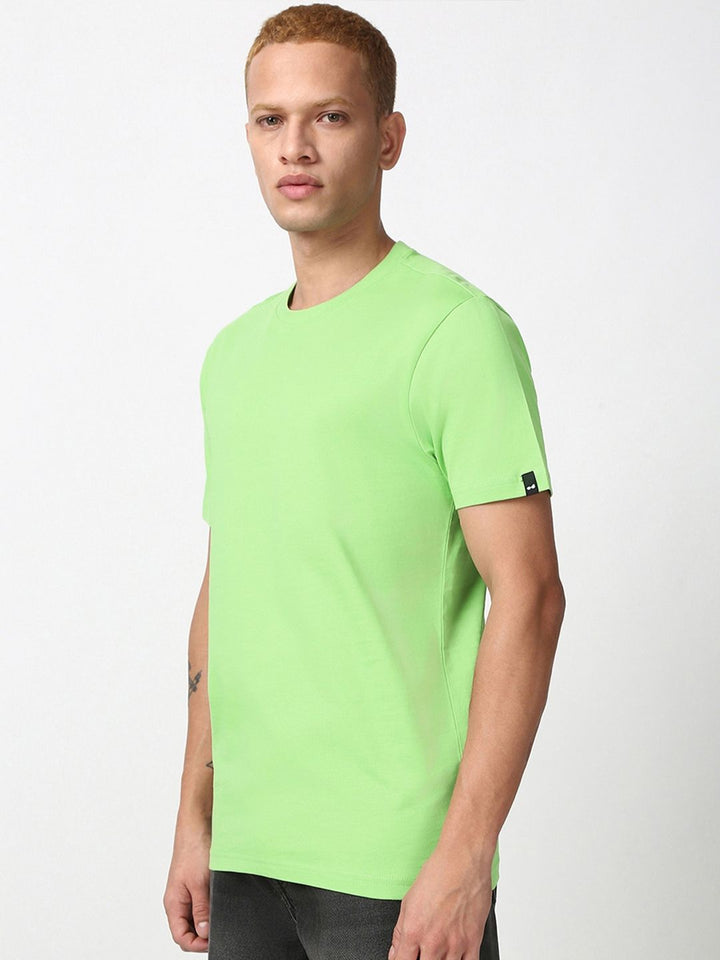 Bewakoof Men's Green T-Shirt