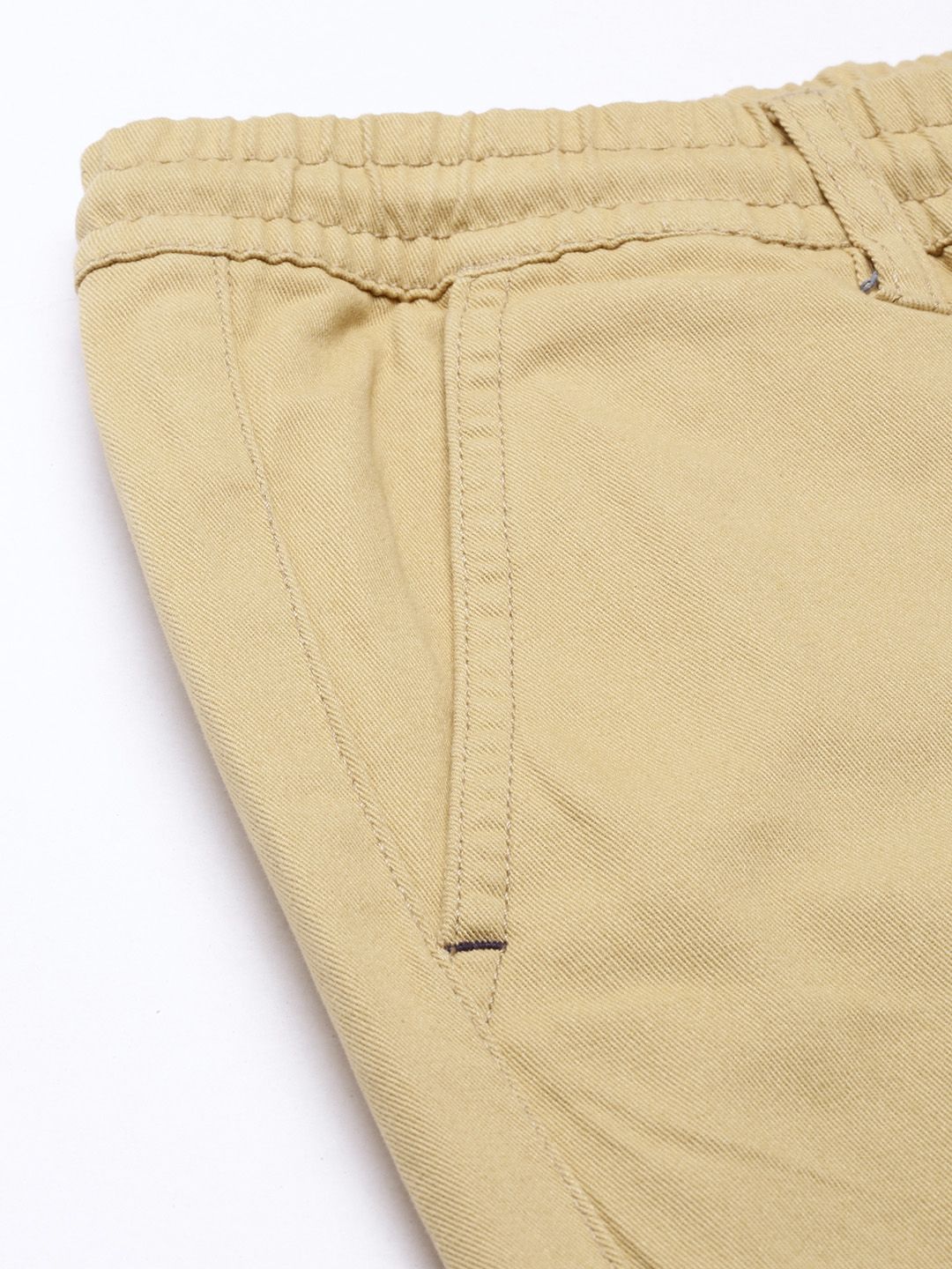Garage CO Indian Lelaki Beige Slim Fit Chinos Seluar