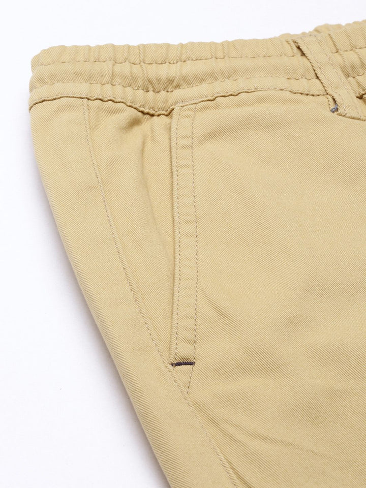 Garage CO Indian Lelaki Beige Slim Fit Chinos Seluar