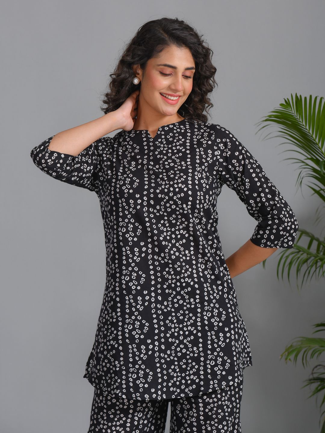 SANSKRUTIHOMES Women Printed Pure Cotton Night suit