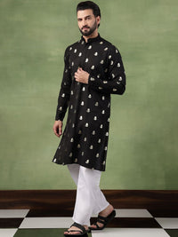 SOJANYA Men Floral Printed Kurta