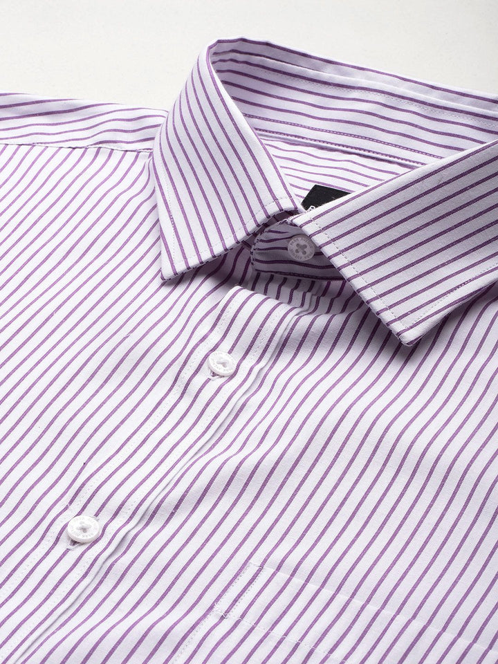 Park Avenue Slim Fit Striped Formal Shirt