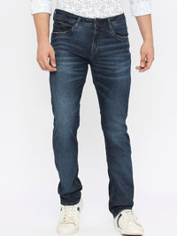 SPYKAR Men Kano Slim Fit Low-Rise Light Fade Stretchable Clean Look Jeans