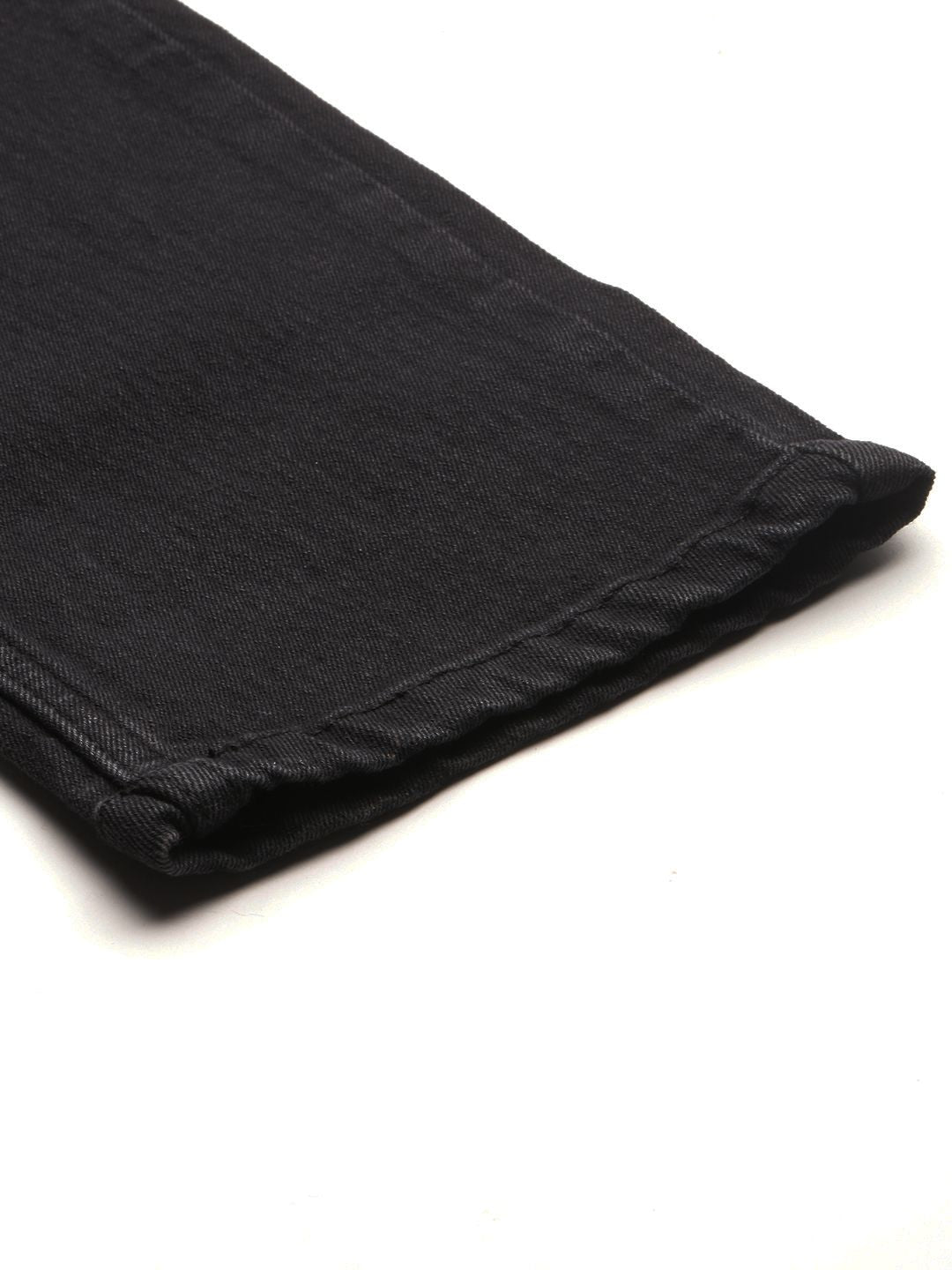 The Indian Garage Co Men Black Slim Fit Mid-Rise Clean Look Jeans