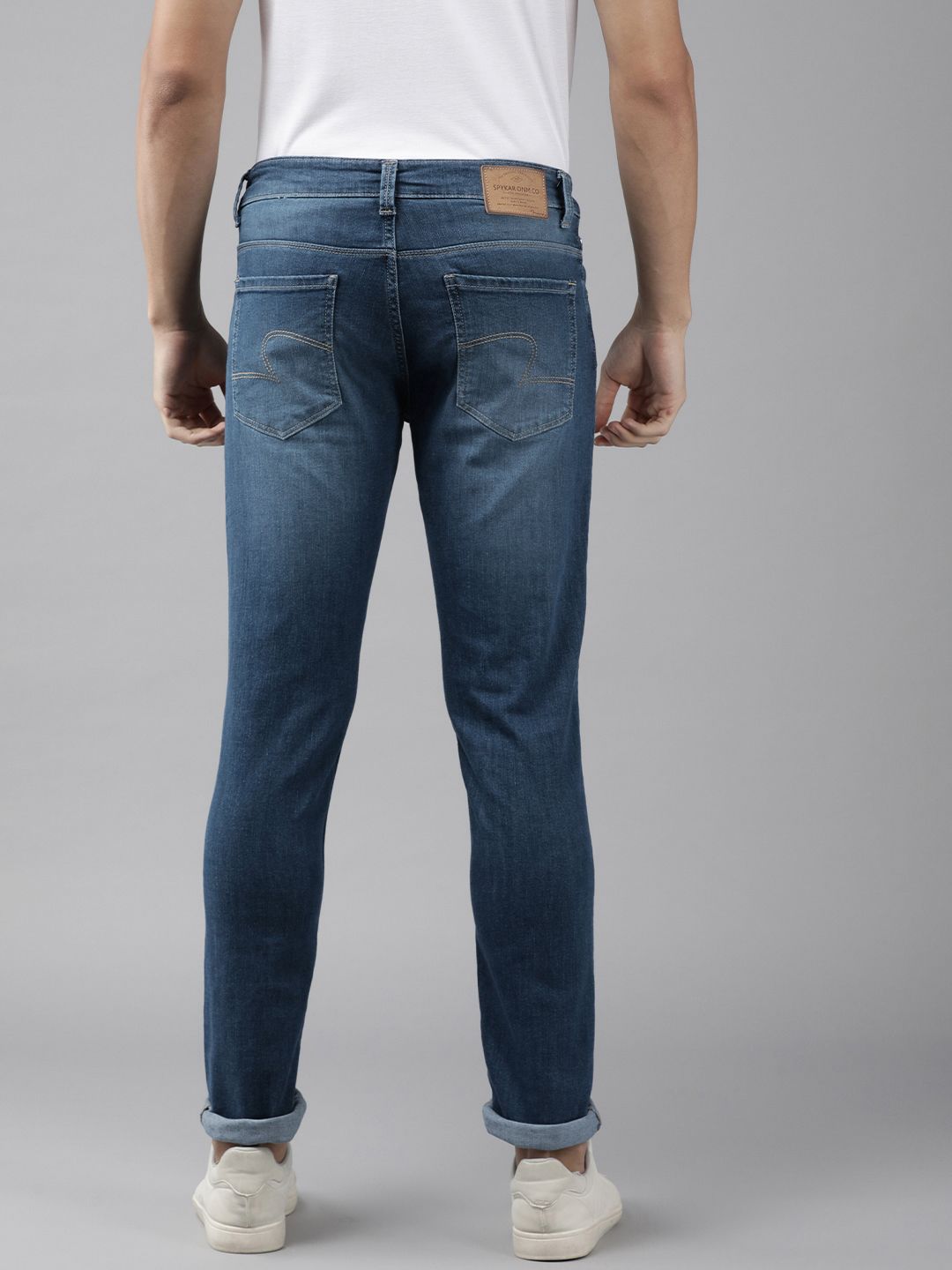 SPYKAR Men Rovers Mid-Rise Light Fade Stretchable Jeans