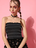STREET 9 Black Solid Top