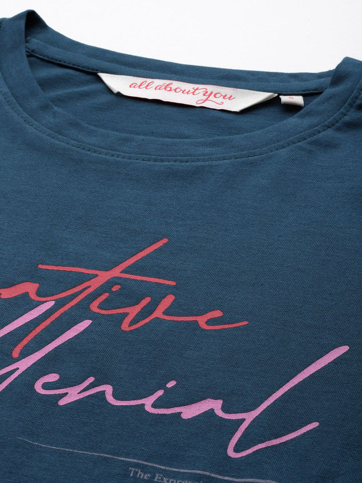 all about you Typography Pure Cotton T-shirt