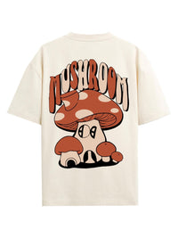ADRO Lelaki Typography Drop-Shoulder Lengan Poket T-shirt