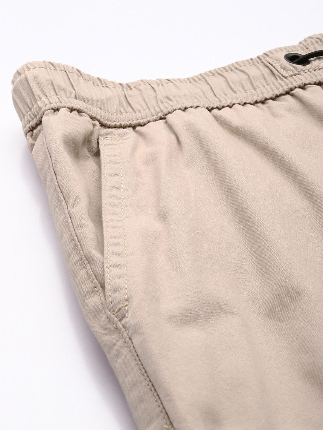 The Indian Garage Co Men Pure Cotton Relaxed Fit Joggers