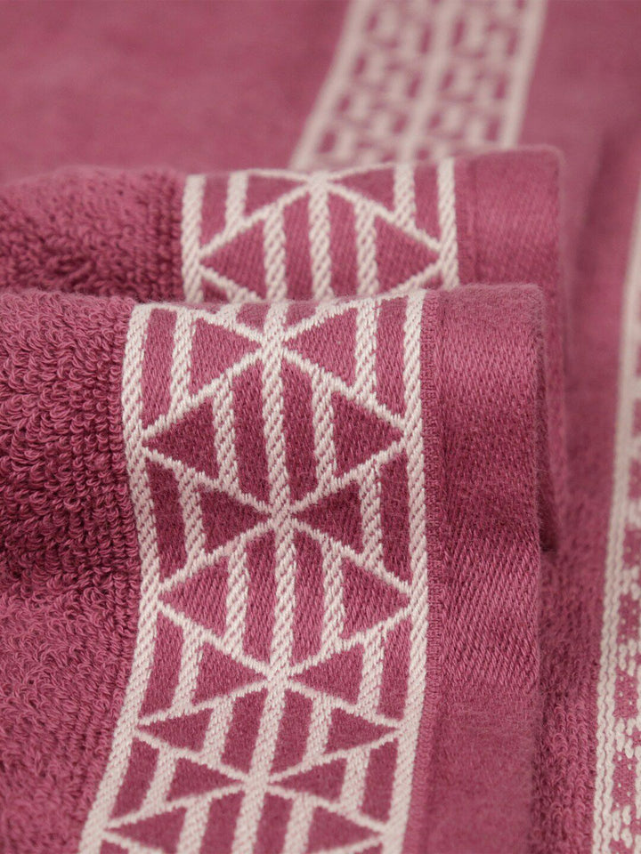 MYTRIDENT Striped Cotton Bath Towel- 500 GSM