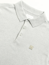 THE BEAR HOUSE Polo Collar Short Sleeves Ribbed T-shirt