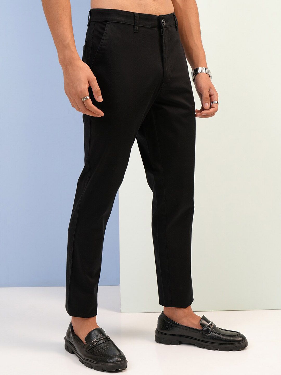 HIGHLANDER Premium Satin Chino Trousers