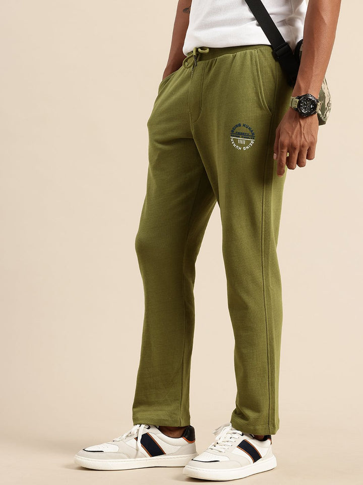Being Human Men Pure Cotton Regular Track Pants