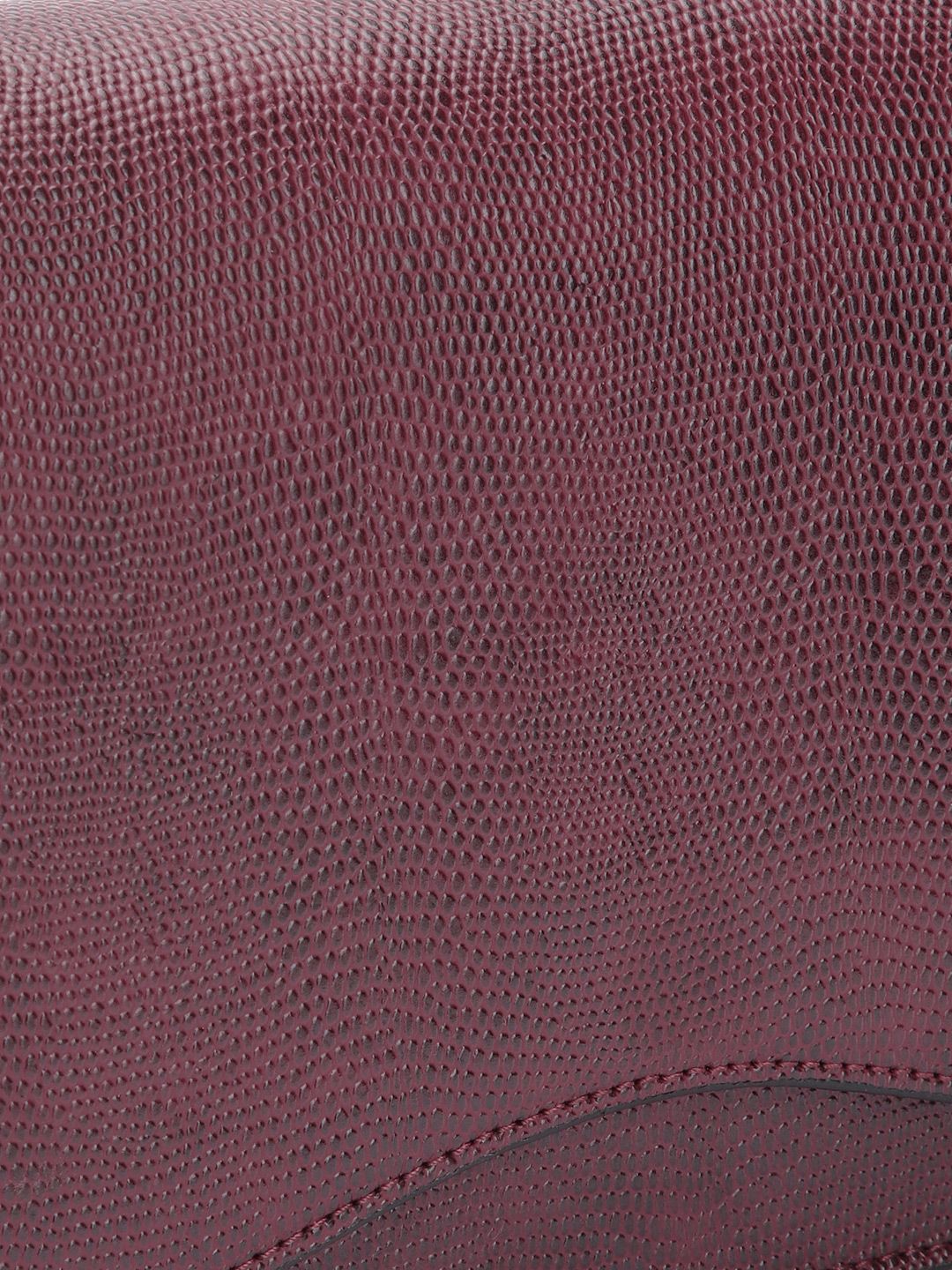 The Label Life Snake Skin Textured Structured Sling Bag