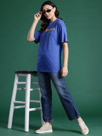 DressBerry Printed Drop-Shoulder Sleeves T-shirt