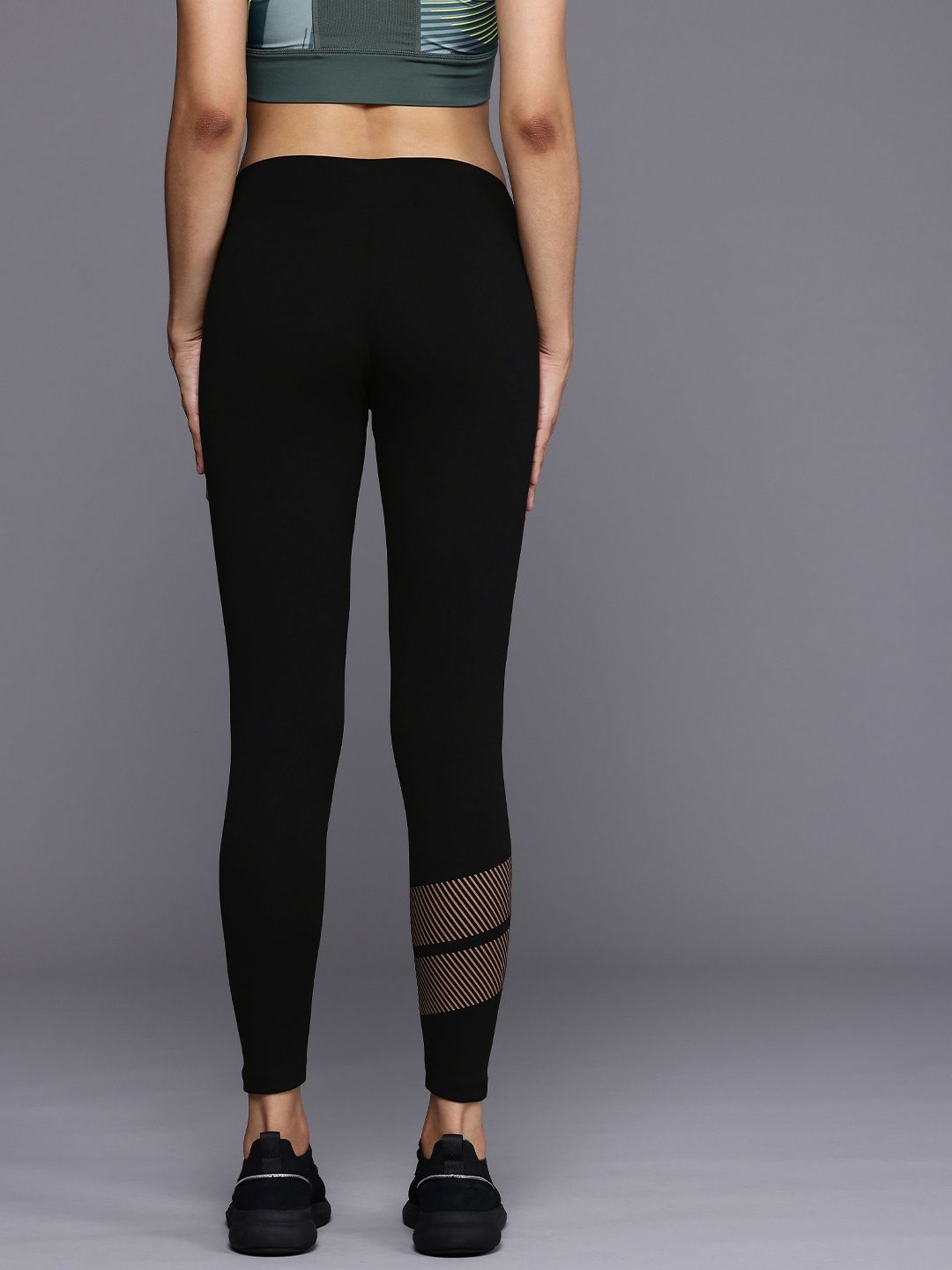 HRX by Hrithik Roshan Women Rapid-Dry Antimicrobial Finish Training Tights