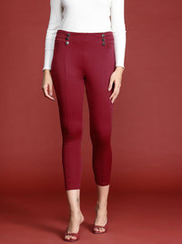 all about you Women Skinny Fit Cropped Treggings
