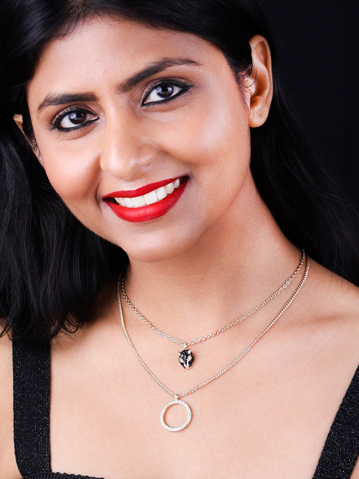 VOGUE PANASH Kalung Berlapis Emas
