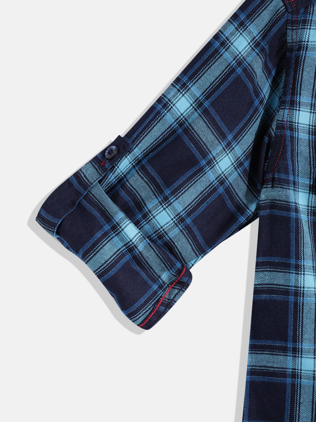 Monte Carlo Boys Tartan Checked Casual Smart Fit Shirt