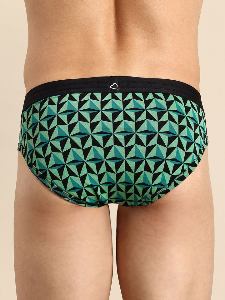 Being Human Men Printed Micro Technology Briefs BHMUB24508