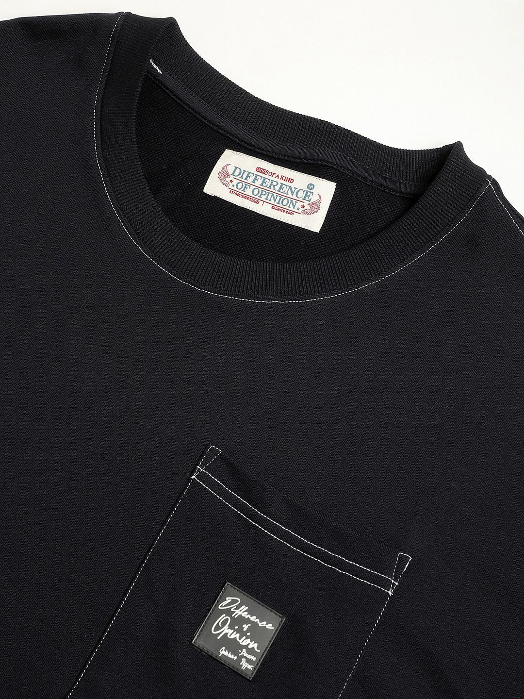 Difference of Opinion Men Oversized Drop Shoulder Ultra Soft Drapey Cotton T-Shirt