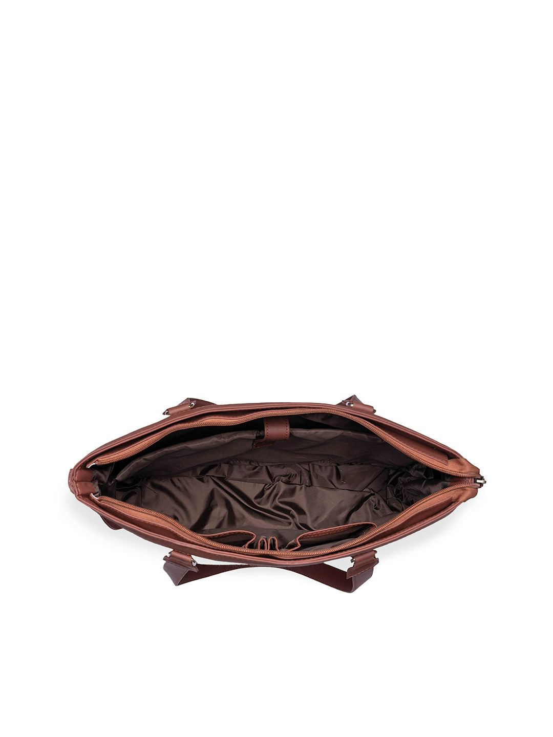 ZOUK Women Handicraft Fabric & Vegan Leather Shoulder Tote Bag