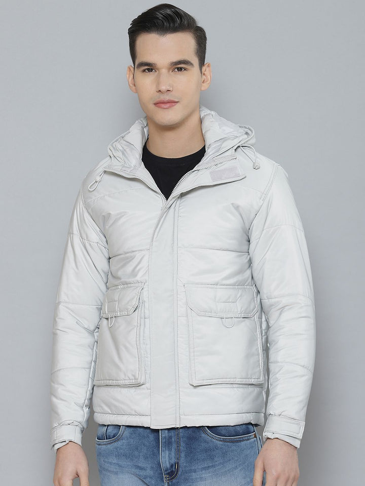 Highlander Lelaki Jaket Berat Berdood Pepejal