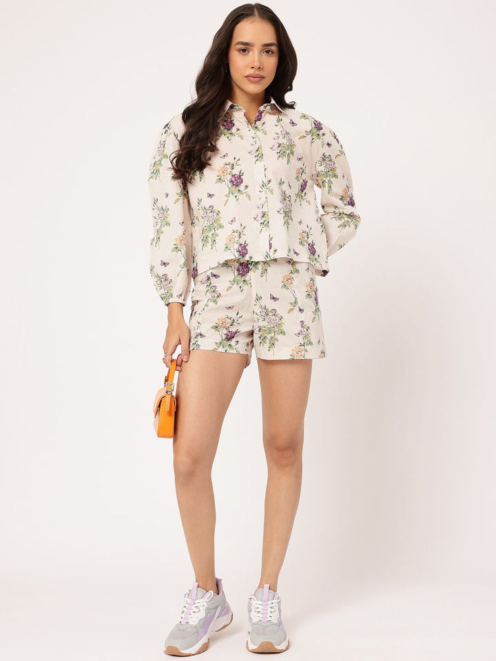DressBerry Botanical Bliss Floral Print Co-Ords
