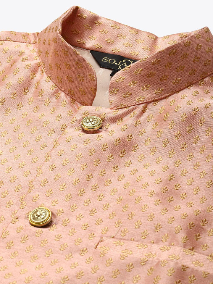 SOJANYA Men Teal Kurta with Churidar
