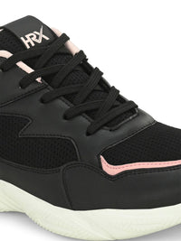 HRX by Hrithik Roshan Women Black Mesh Running Sports Shoes
