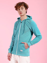 The Indian Garage Co Long Sleeves Hood Zipfront Sweatshirt