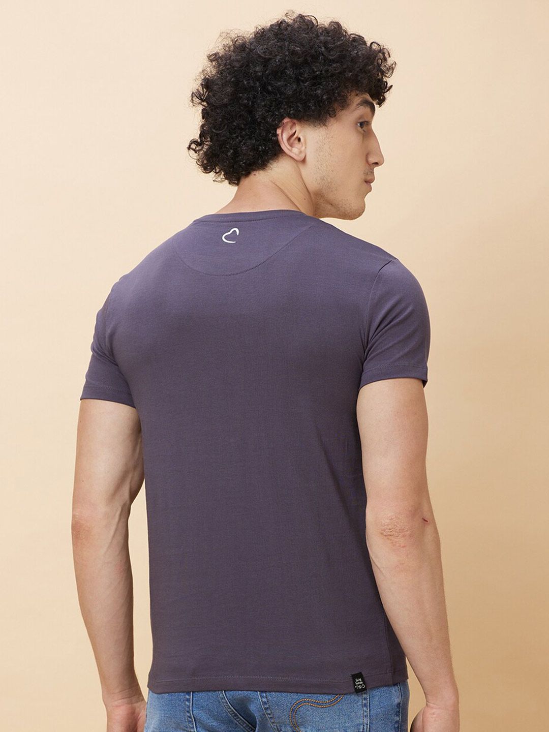 Being Human Graphic Printed Round Neck Pure Cotton T-shirt