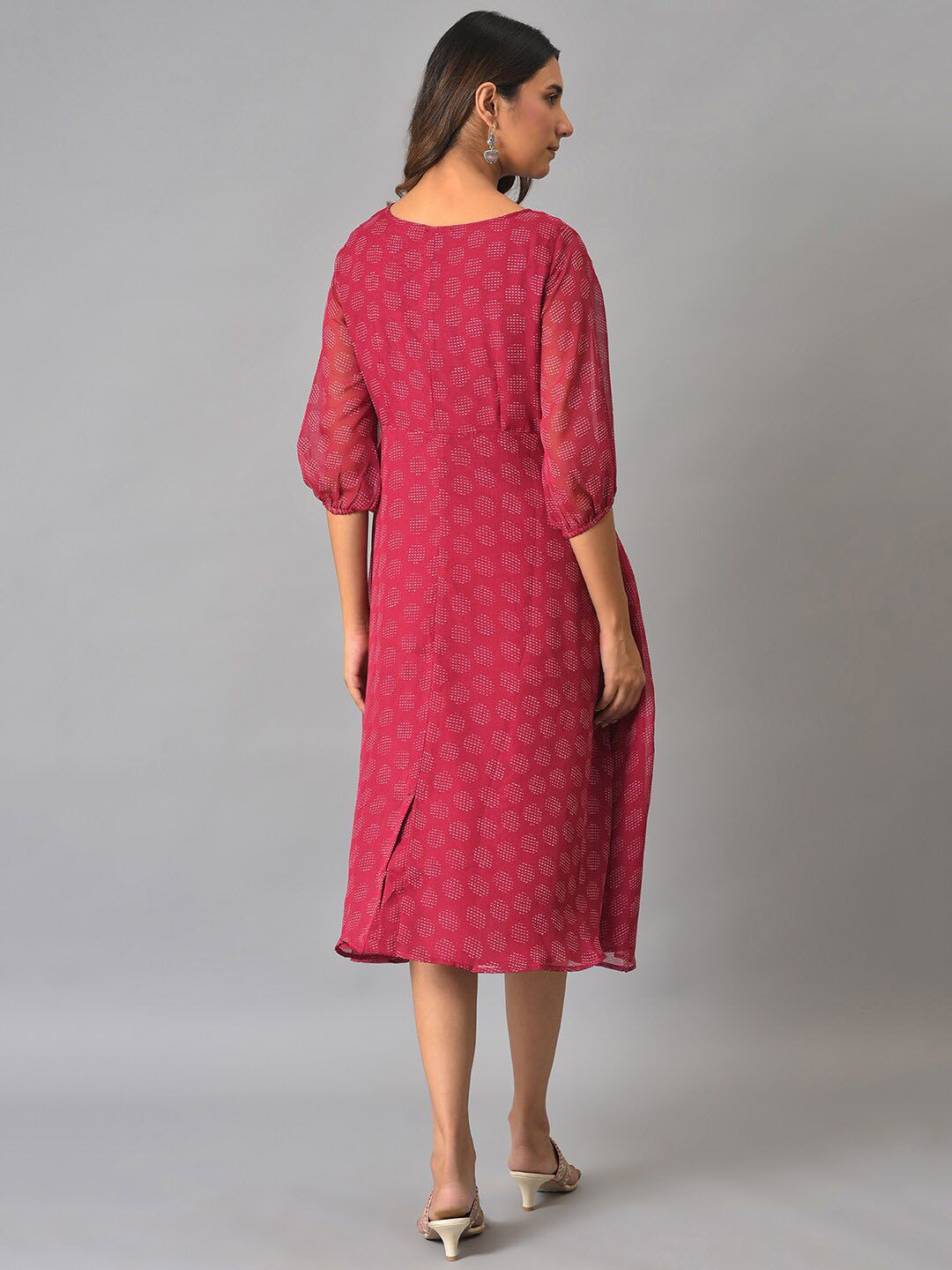 W A-Line Midi Dress