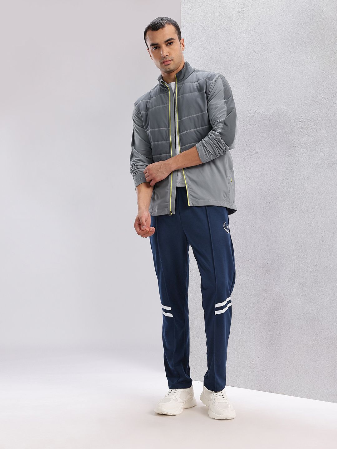 HRX by Hrithik Roshan Men Front Seam Striped Lifestyle Track pants